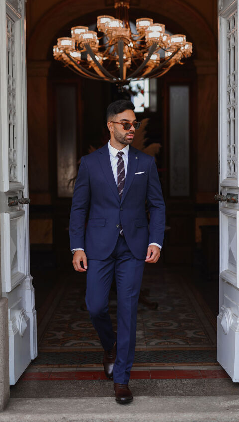 Suits Ink Suit jacket discount 73% Brown 56                  EU MEN FASHION Suits & Sets Print 