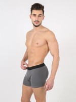 Boxers de algodão elástico 2-pack Boxers de algodão elástico 2-pack