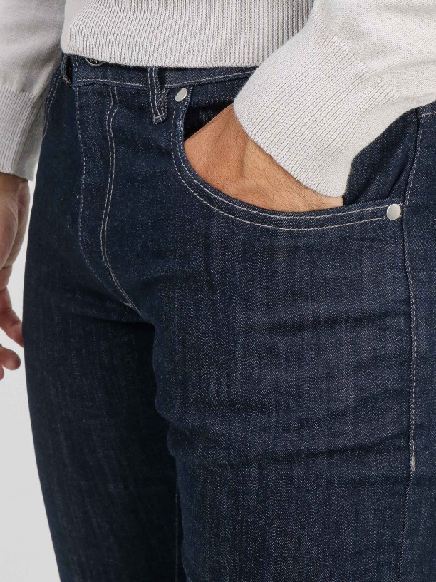 Cotton slim fit jeans