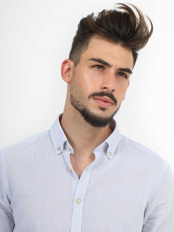 Relaxed fit linen cotton shirt Relaxed fit linen cotton shirt