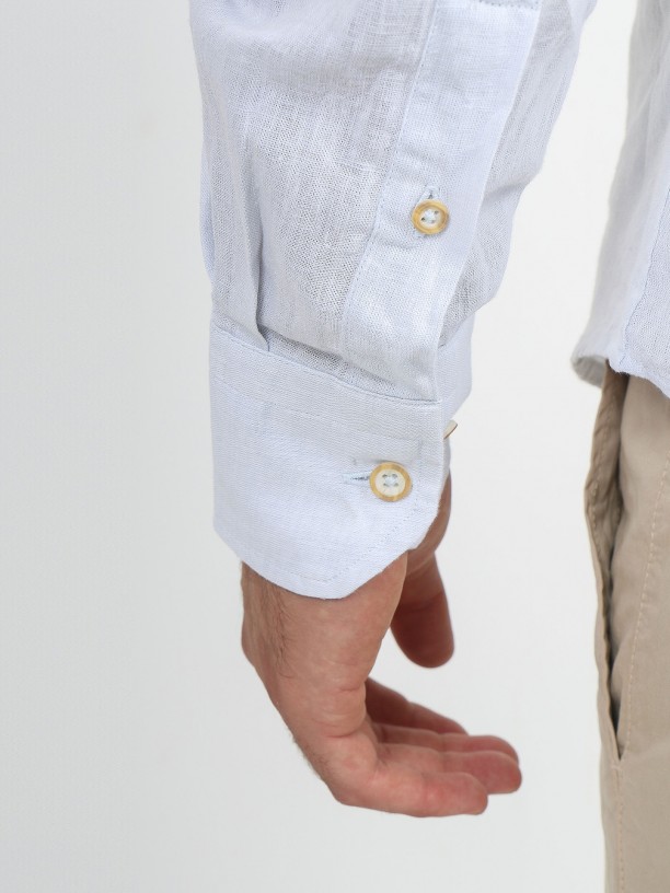 Relaxed fit linen cotton shirt Relaxed fit linen cotton shirt