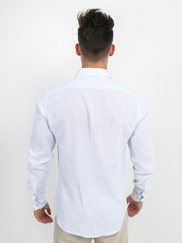 Relaxed fit linen cotton shirt Relaxed fit linen cotton shirt