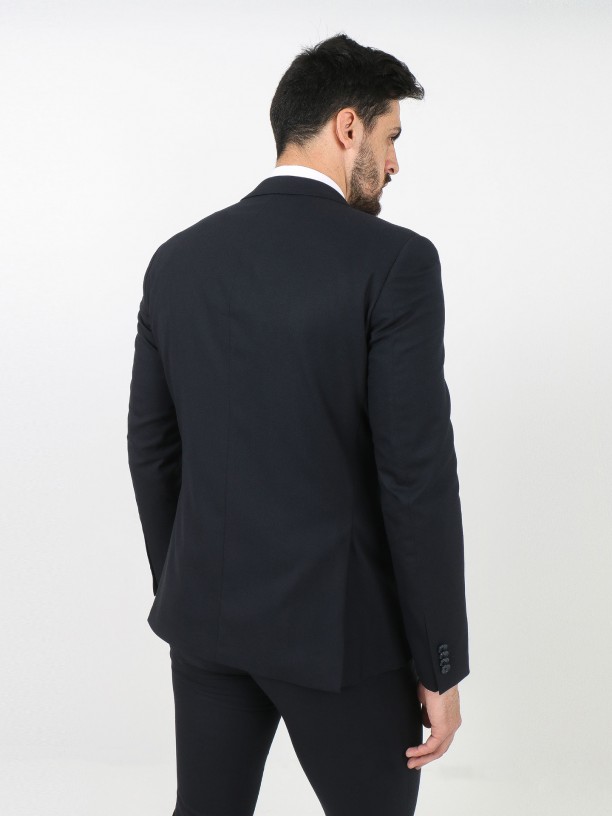 Vegan fabric elegant blazer