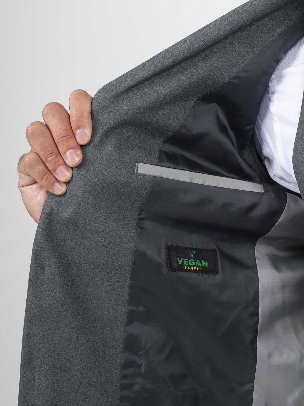 Blazer clássico vegan fabric Blazer clássico vegan fabric