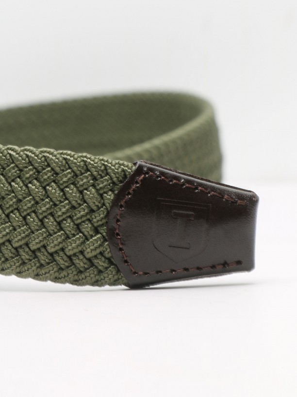 Casual braided detail belt