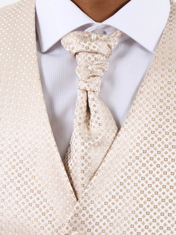 Ceremony waistcoat with tie