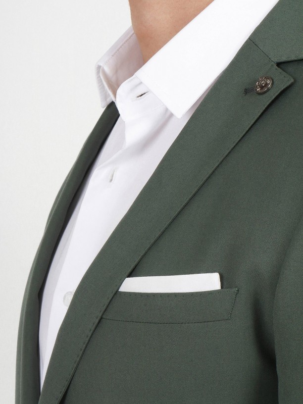 Slim fit plain suit