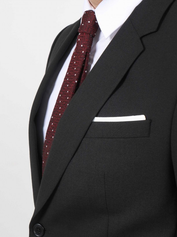 Fato slim fit 100% lã Fato slim fit 100% lã