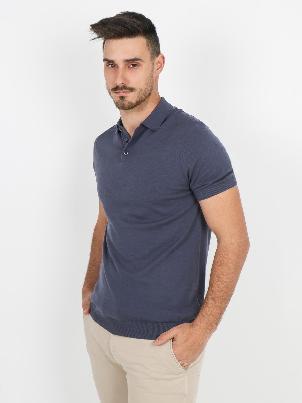 Polo de punto 100% algodn