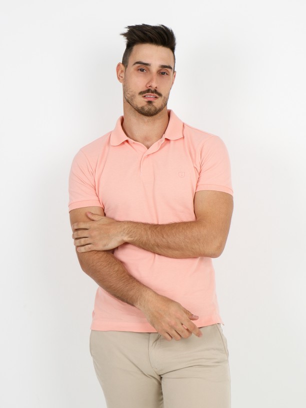 Polo piqué 100% algodão Polo piqué 100% algodão