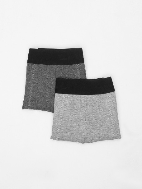 Boxers de algod�o el�stico 2-pack
