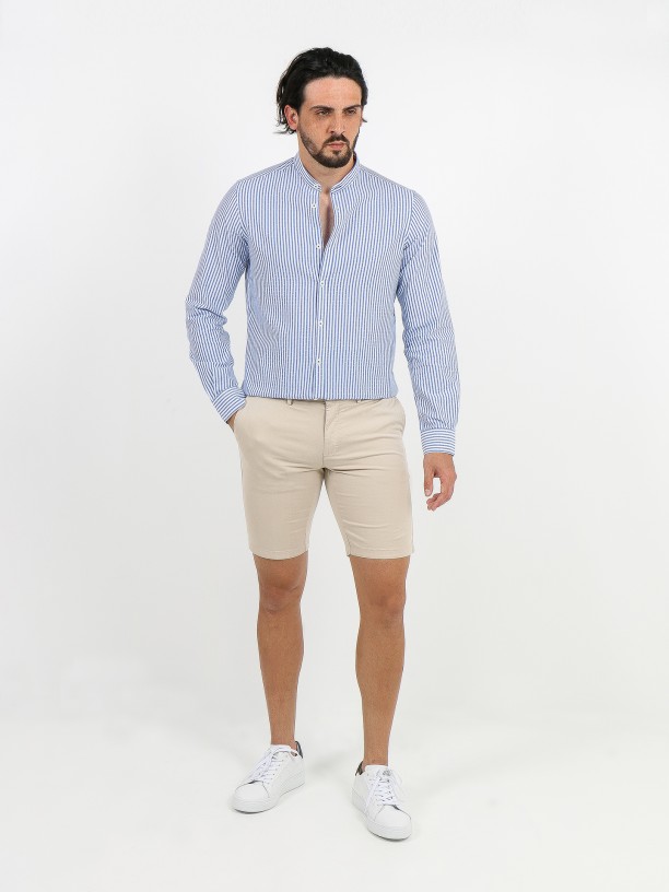 Cotton chino bermuda shorts