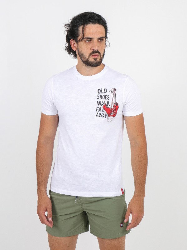 Camiseta de algodón con diseño