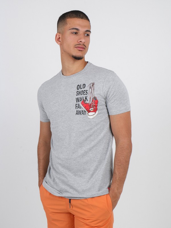 Cotton t-shirt with design