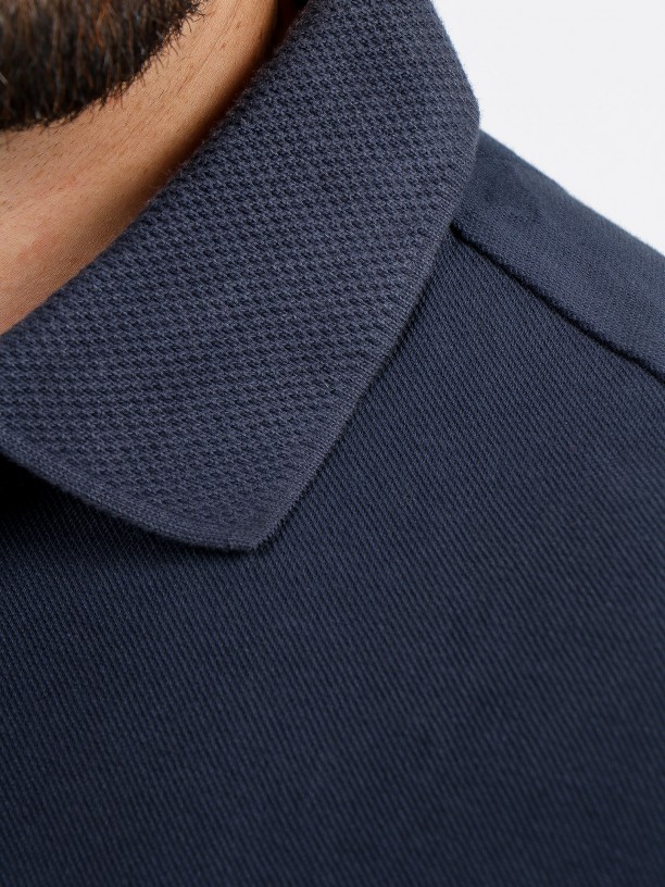 Polo piqué 100% algodão Polo piqué 100% algodão