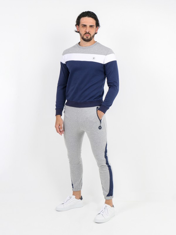 Tracksuit pants with side band detail