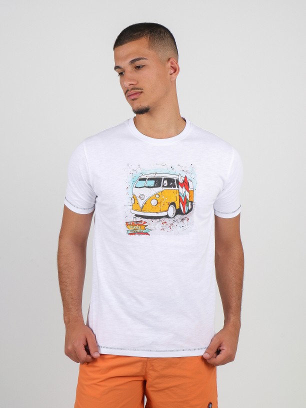 100% cotton t-shirt with design