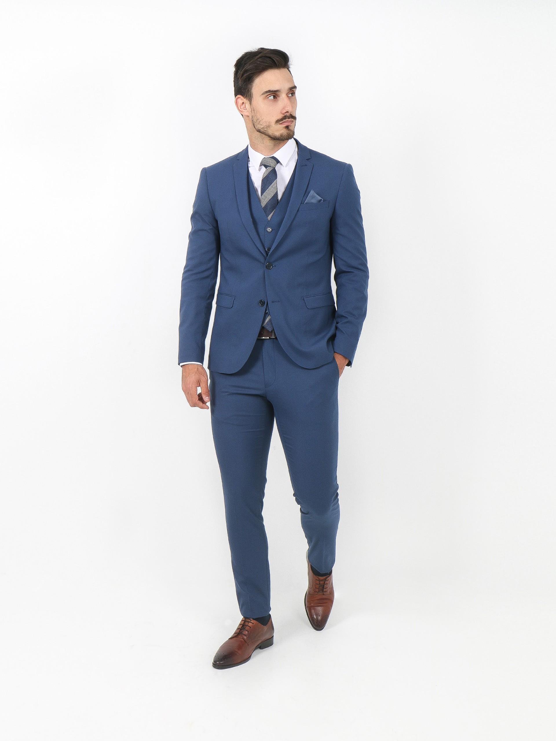 Blazer clássico vegan fabric