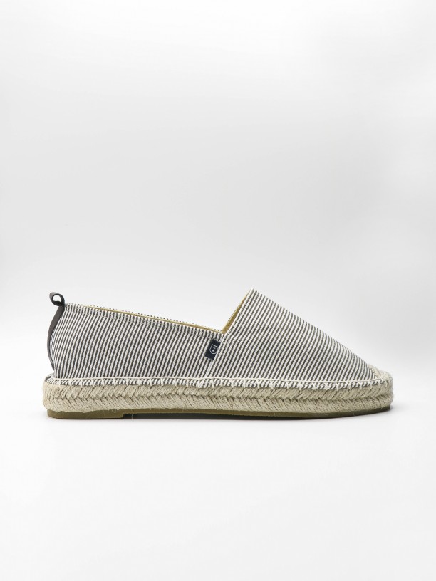 Stripes pattern espadrilles