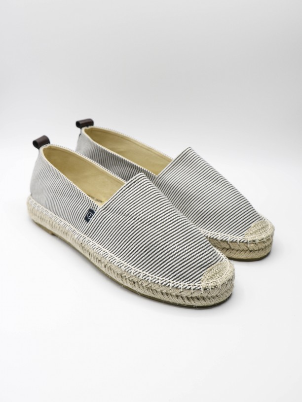 Stripes pattern espadrilles