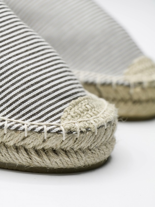 Stripes pattern espadrilles