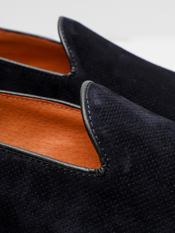 Sapato mocassin de pele croute Sapato mocassin de pele croute