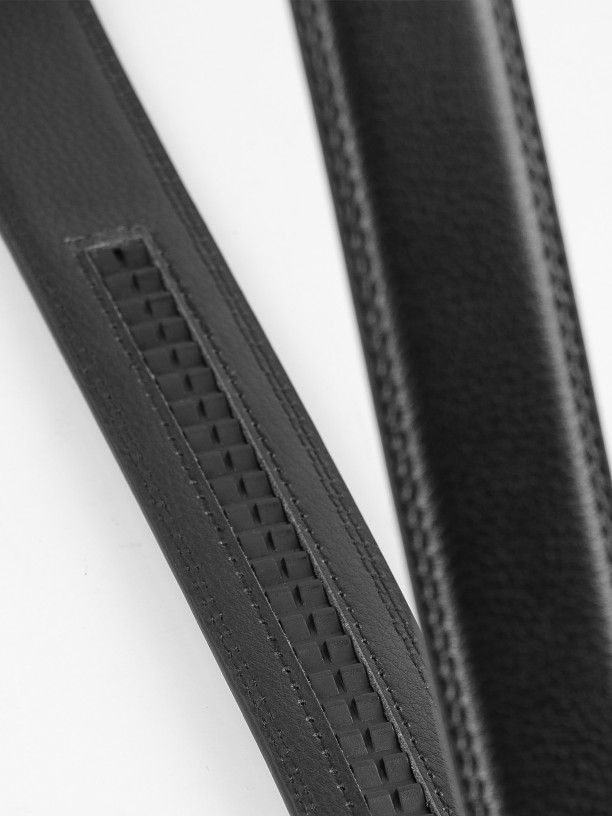 Cinturón elegante de piel comfort click