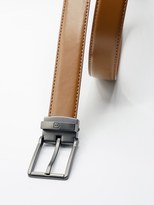 Leather elegant belt