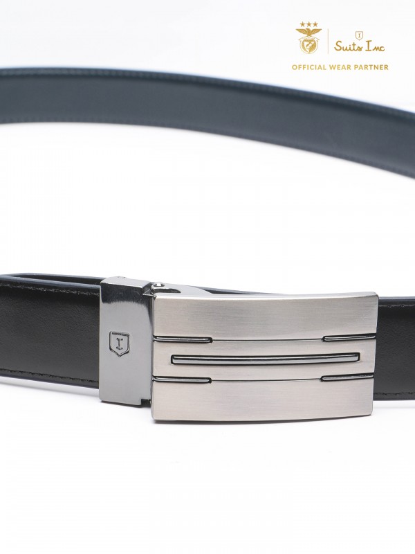 Leather elegant reversible belt