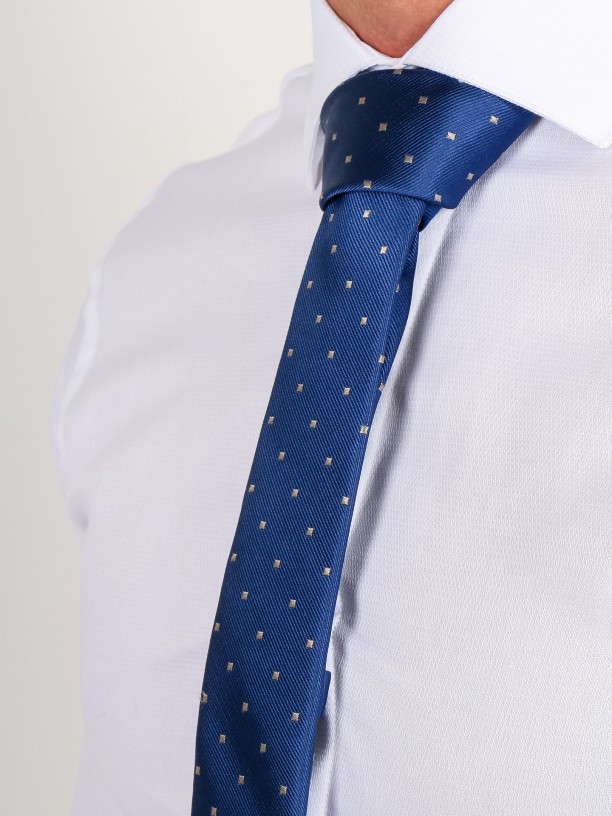 Slim fit micro structured classic shirt Slim fit micro structured classic shirt