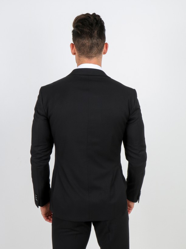Fato elegante slim fit com colete Fato elegante slim fit com colete