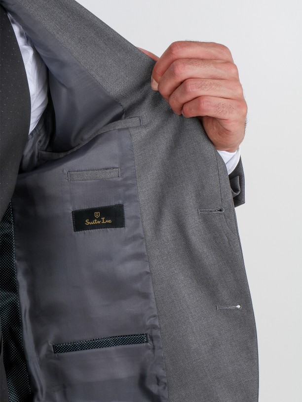 Fato elegante slim fit com colete Fato elegante slim fit com colete