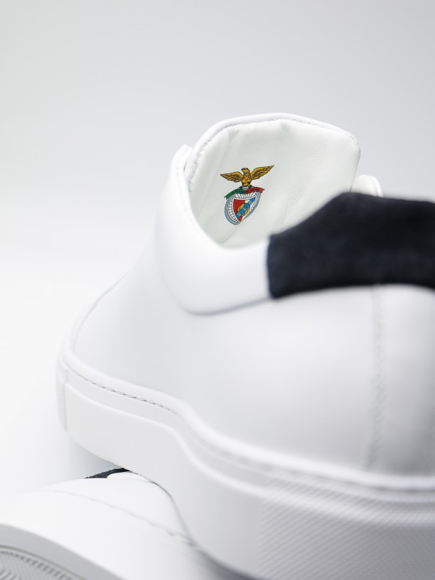 Sapatilha de pele polida edição SL Benfica Sapatilha de pele polida edição SL Benfica