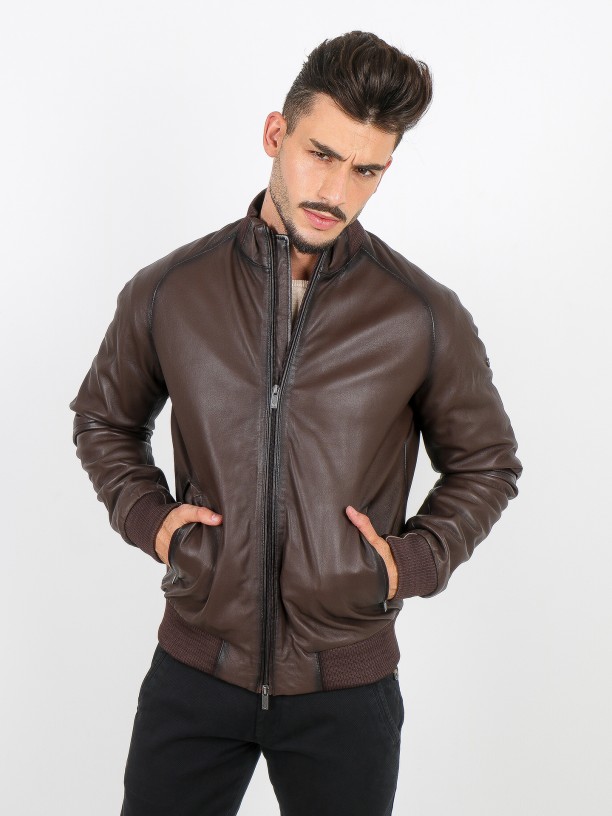 Genuine leather jacket