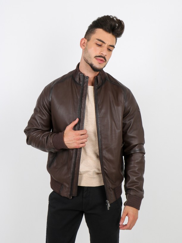 Genuine leather jacket