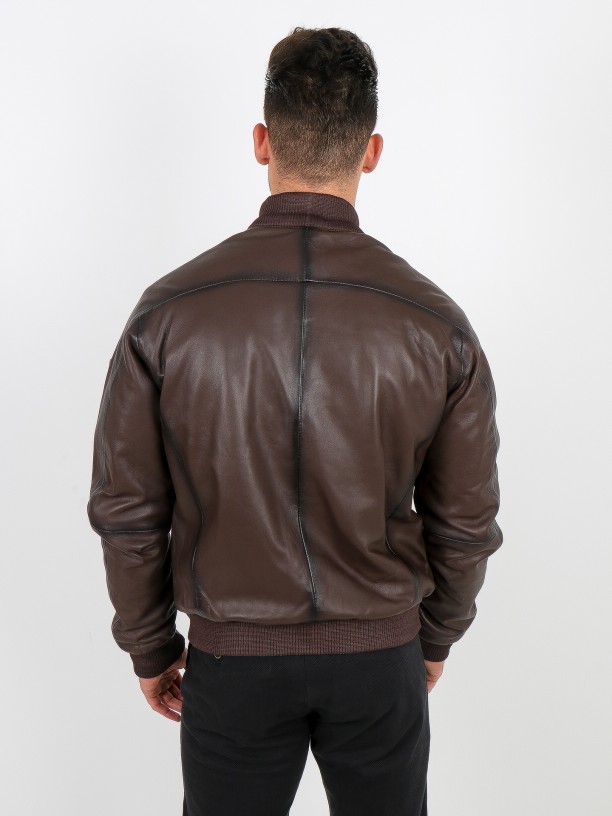 Genuine leather jacket