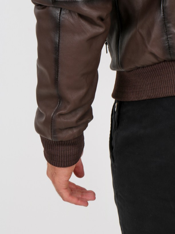 Genuine leather jacket