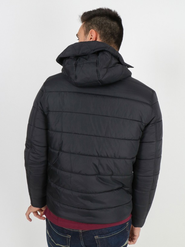 Combined jacket with hood Combined jacket with hood