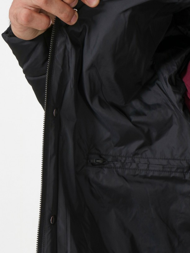 Combined jacket with hood Combined jacket with hood
