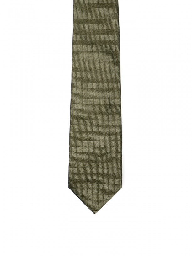Classic tie with micro pattern