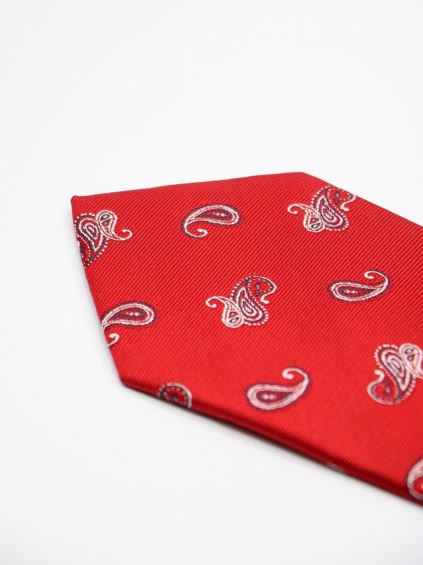 Classic tie with drops pattern