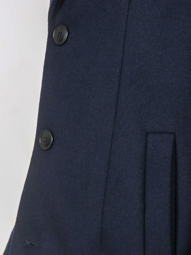 Wool anorak with removable detail Wool anorak with removable detail