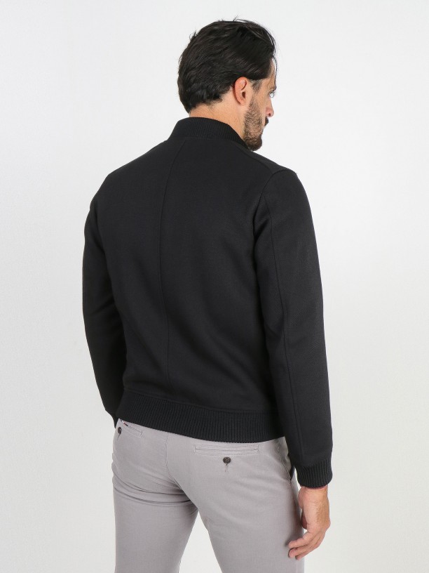 Bomber jacket with chest pockets Bomber jacket with chest pockets