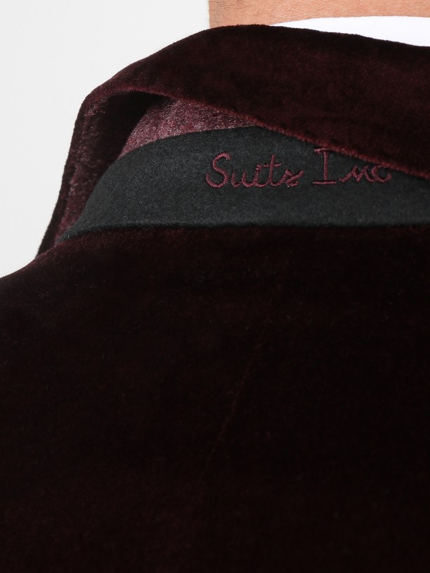 Blazer de veludo slim fit Blazer de veludo slim fit