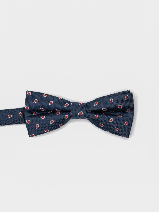 Drops pattern bow tie