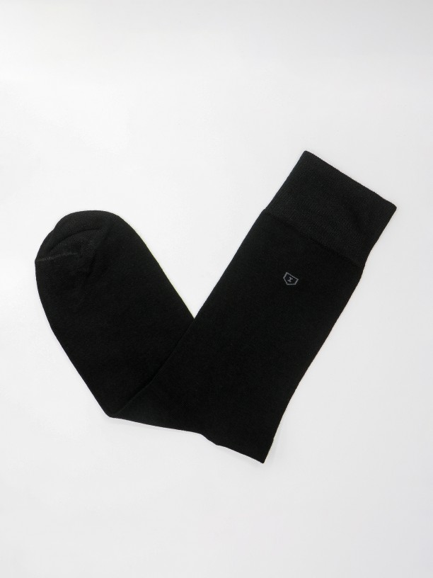 Long socks in modal and cotton