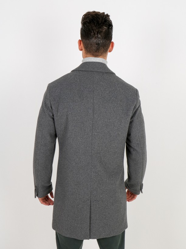 Classic wool overcoat