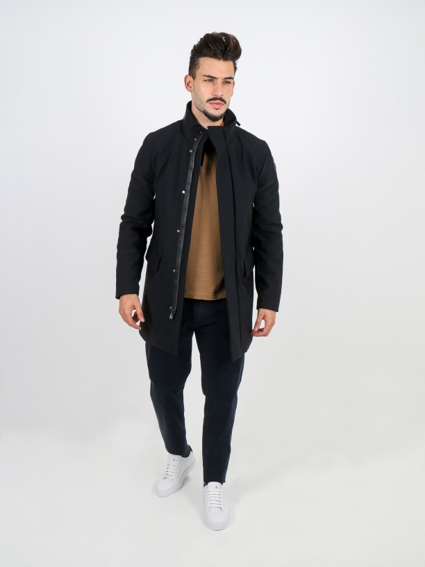 Parka técnica larga Parka técnica larga