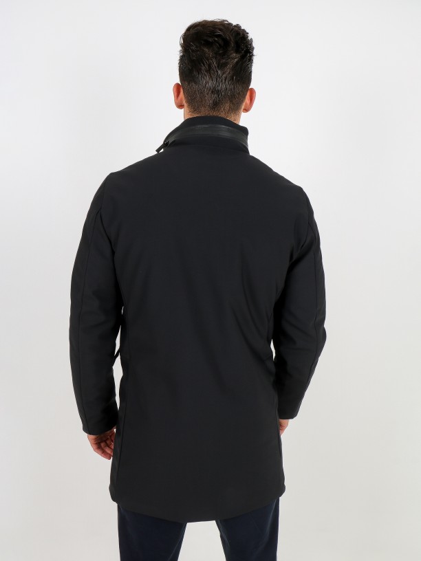 Parka técnica larga Parka técnica larga