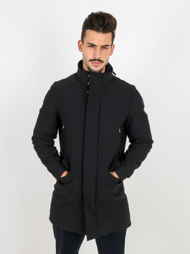 Parka técnica larga Parka técnica larga